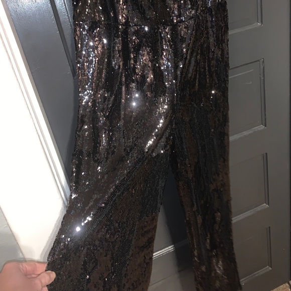 Dress the Population liquid black sequin jumper - Picture 5 of 9